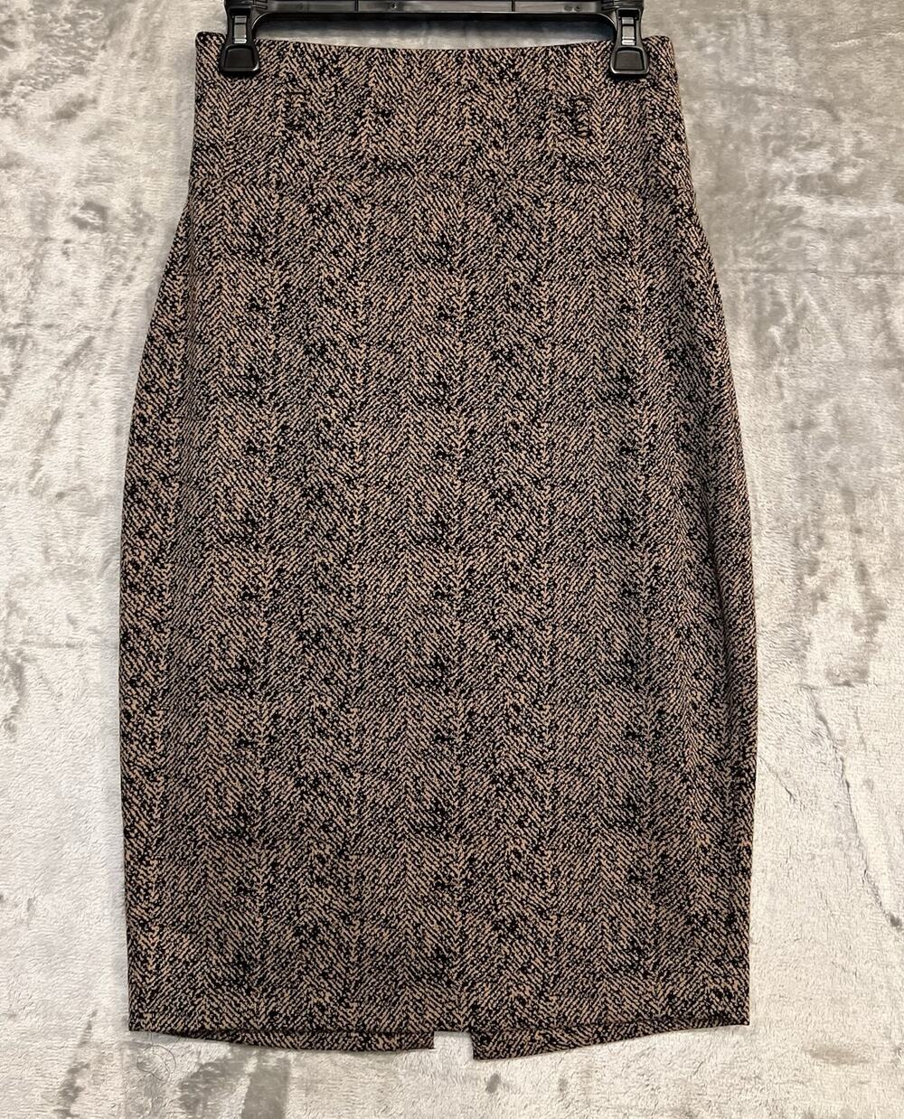 Express Brown Pencil Skirt Size Small Career Workwear Holiday Does NOT Have Belt